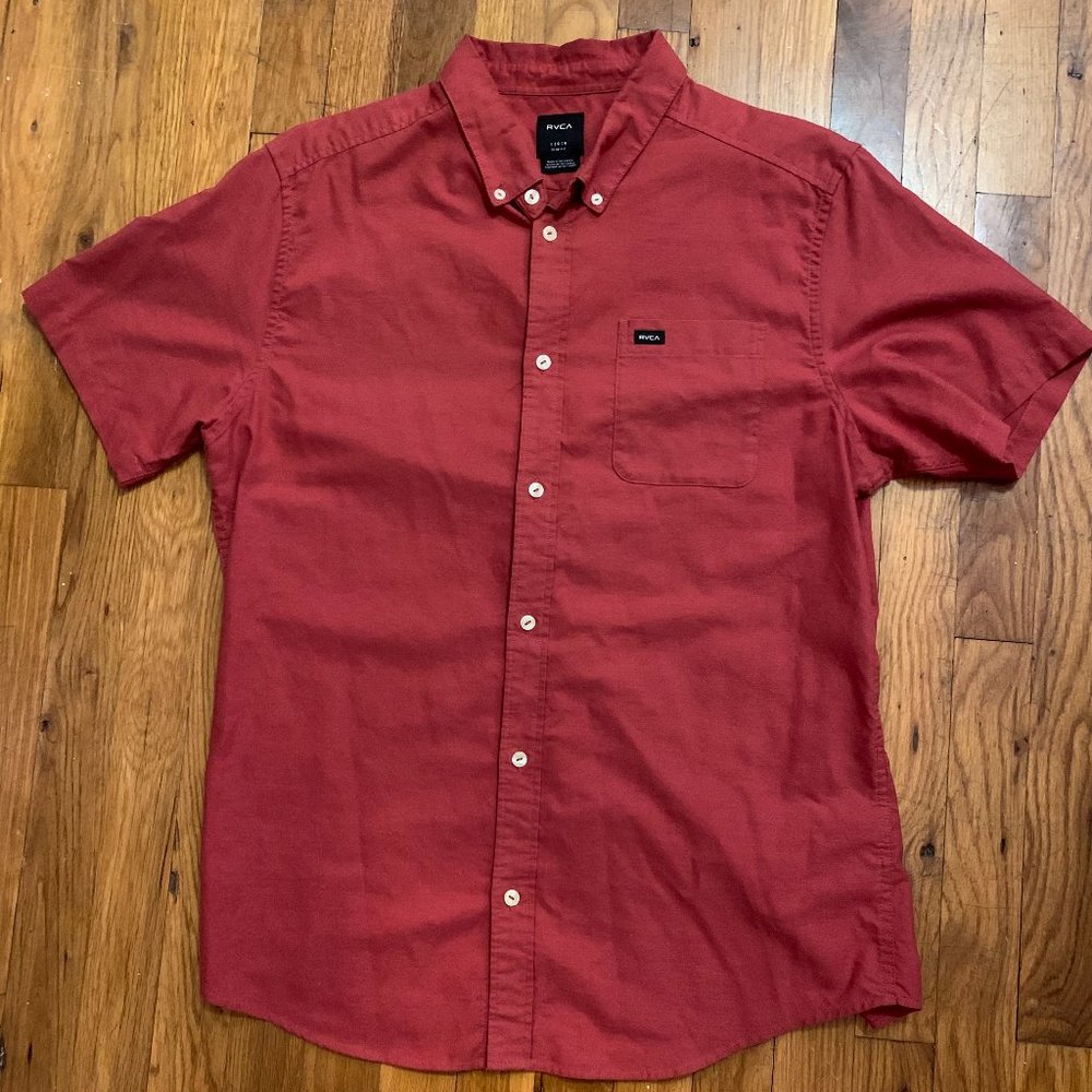 RVCA short sleeve button down (Large)
